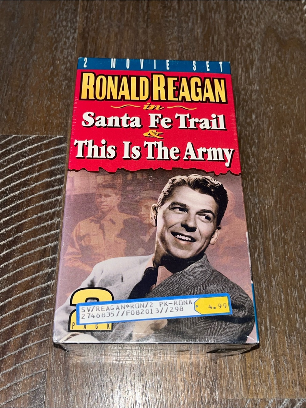 Sealed New Ronald Reagan: The Santa Fe Trail & This Is The Army 2 Movie Set